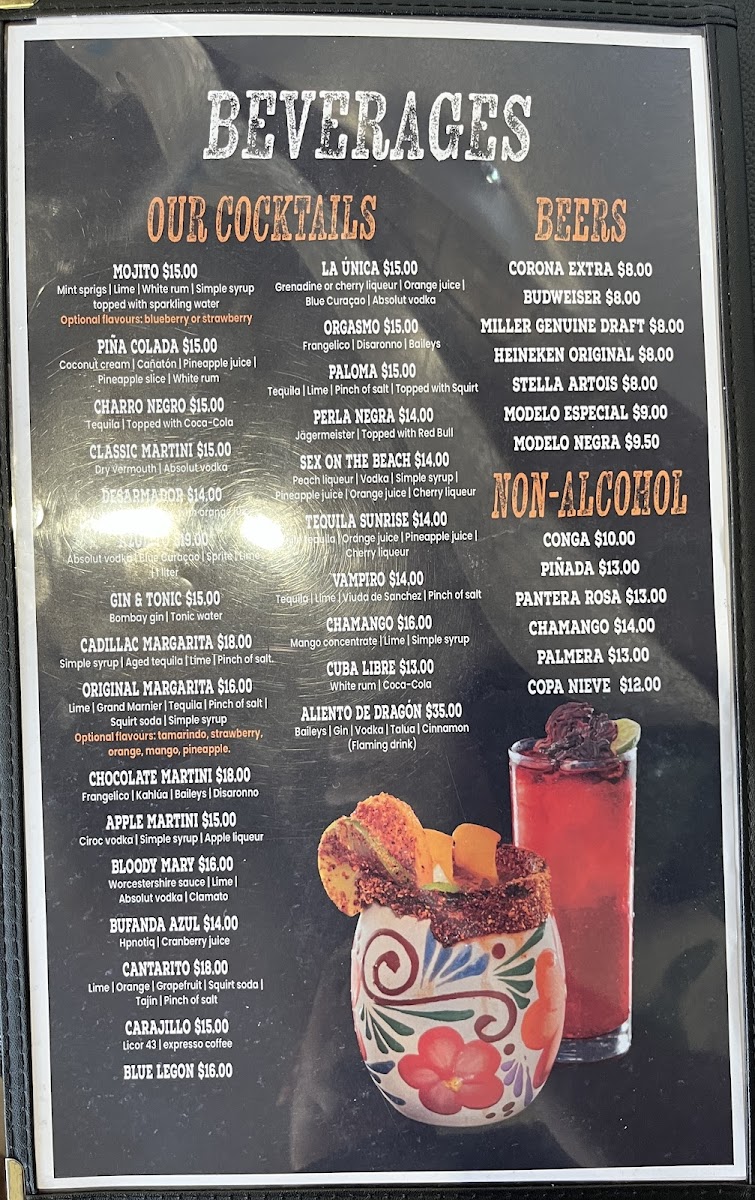 La Única Restaurant Menu - Image 6